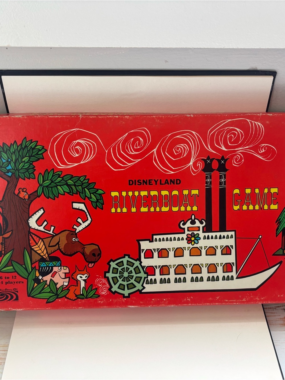Disney Riverboat Game vintage 1960
